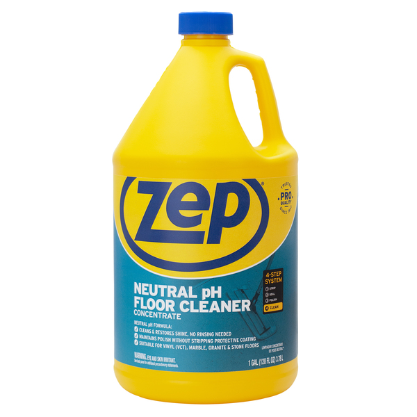 Zep Neutral Floor Cleaner Concentrate, 1gal, PK4 ZUNEUT128